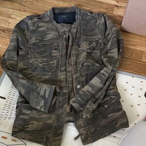 Sanctuary Olive Camouflage Field Jacket